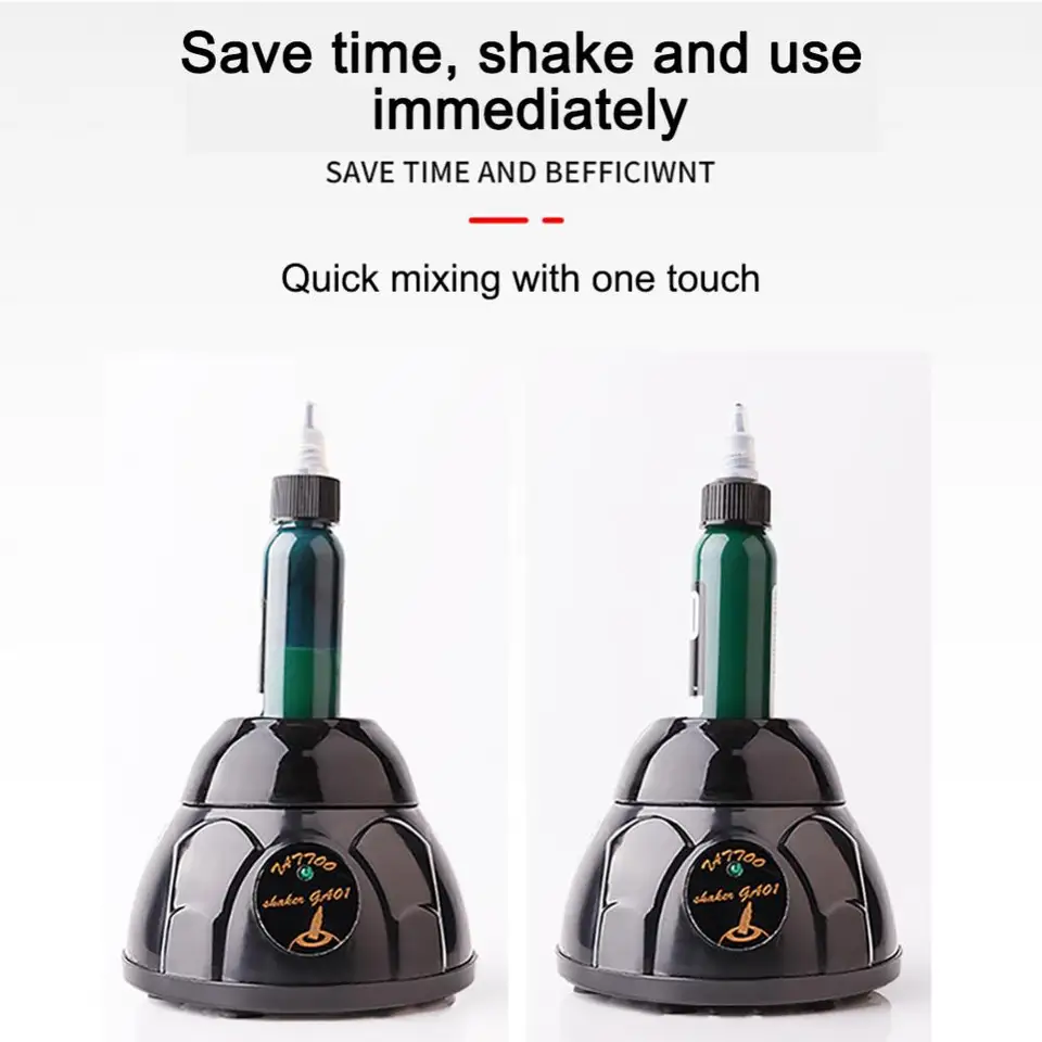 Elektrický tetovací pigment atramenta Shaker Shaker Miešľanie na nechty lak UV gél Vortexer Mixer na nechty lak na lak na lak na trasenie mixéra Tetovanie tetovania