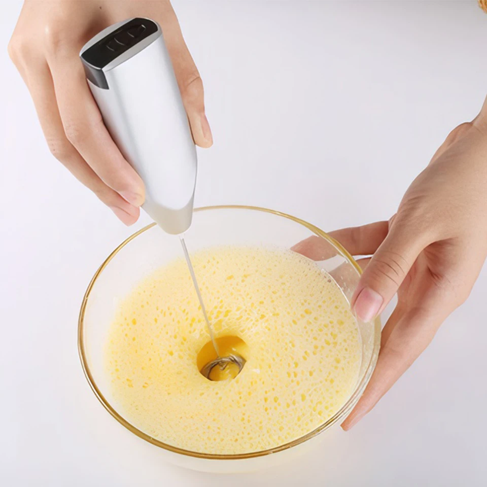 Elektrický šikovný nápojový mixér Výkonný mliečny Frotter Malé ručné mixér ručný nápojový mixér Elektrická penová výrobca pre lattes cappuccino