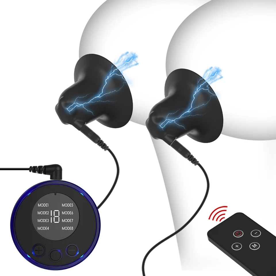Elektrický šokový bradavka Sucker Clamps Elektro stimulátor bradavky Pussy Pusy Sex Hračky pre ženy klitoris masturbátor bdsm sexuálne hračky