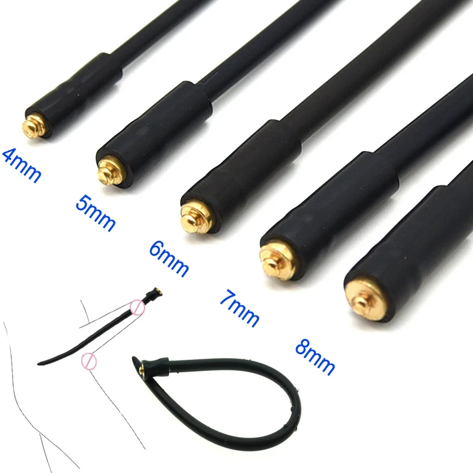 Elektrický šokový kôň Eye Stick Silikone Penis Plug Uretra Znie to dilatátor Men masturbácia E-STIM Accessorry Gay BDSM Toy