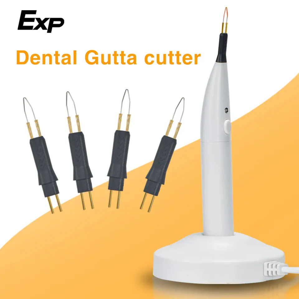 Elektrokoagulácia Hemostatické pero 4 TIPS Zubné a gingival Cutter Dental Gutta Percha rezanie bezdrôtového nabíjacieho ohrevu