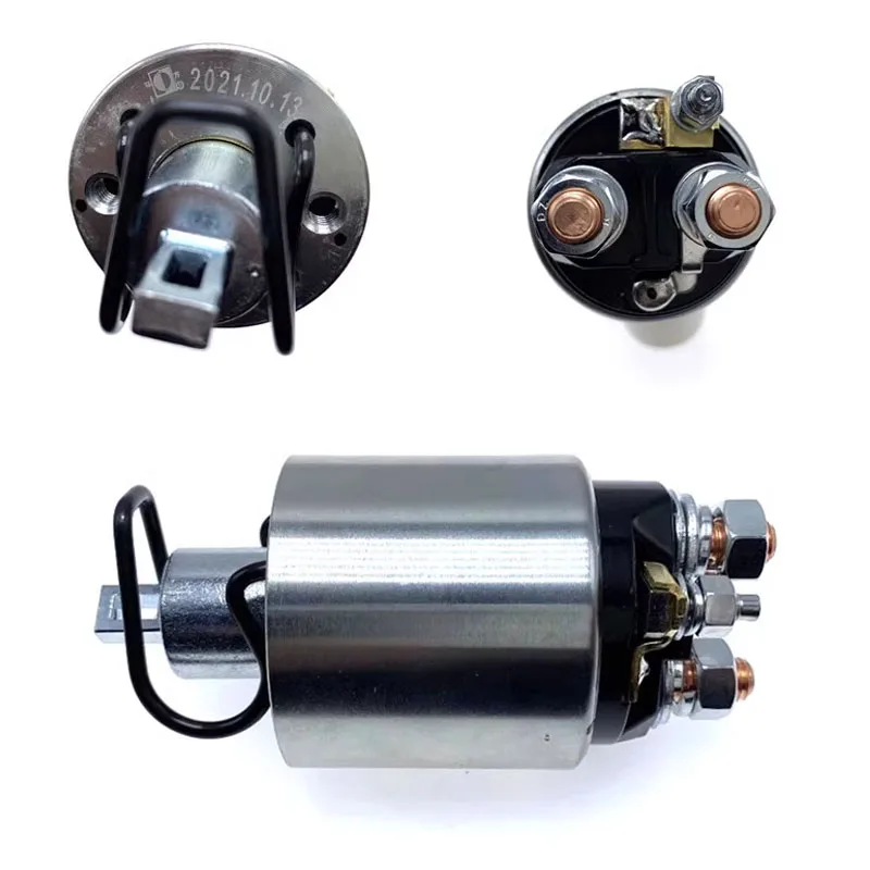 Elektromagnetický spínač štartéra Motor Motor Magnetic Switch Sací vrecko pre Nissan Teana Livina Sylphy Tiida Sunny