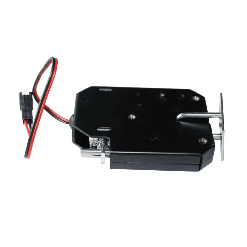 Elektromagnetický zámkový jazyk Elektrický solenoid automaticky ovláda zásuvku dverí