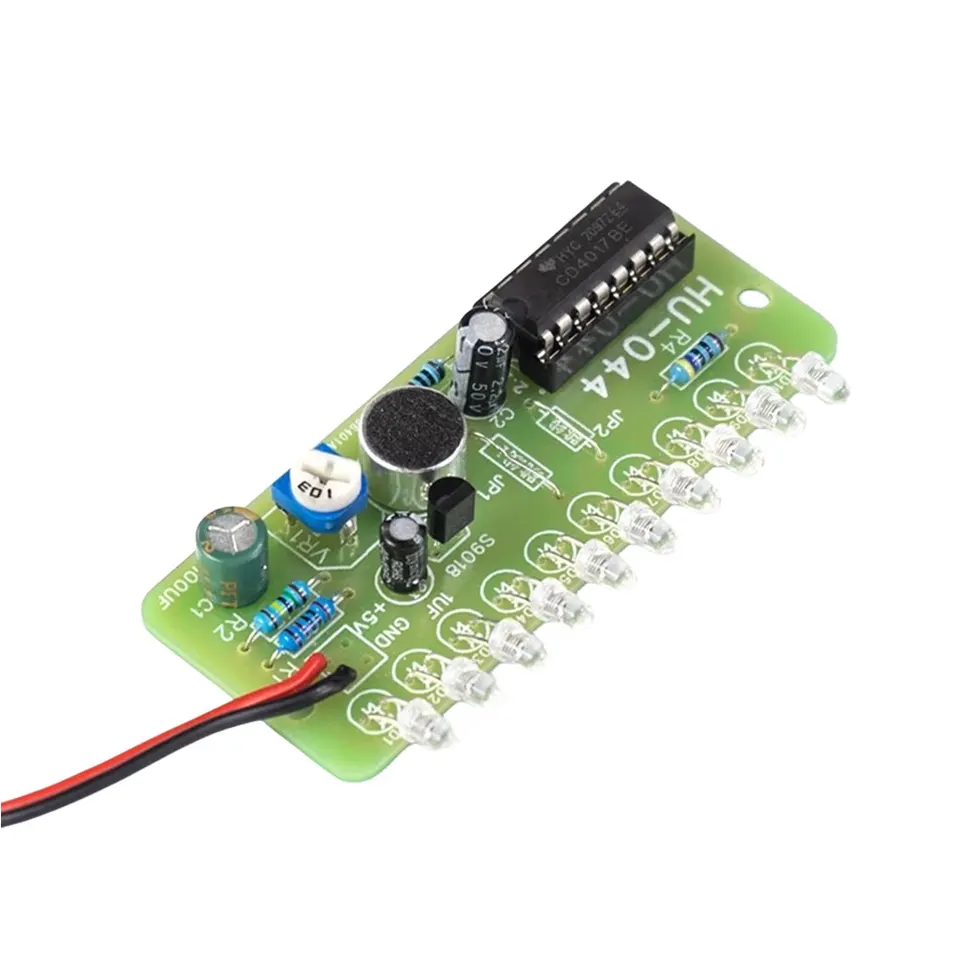 Elektronická súprava Color Light DIY Electronic Kit CD4017 Zábavná elektronická výroba výučbový tréningový modul