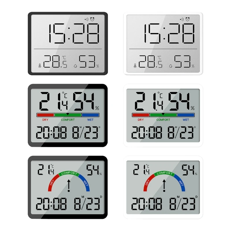 Elektronické nástenné hodiny digitálne nástenné hodiny s batériou napájané konštrukcie shance pre hodinky na montáž chladničky