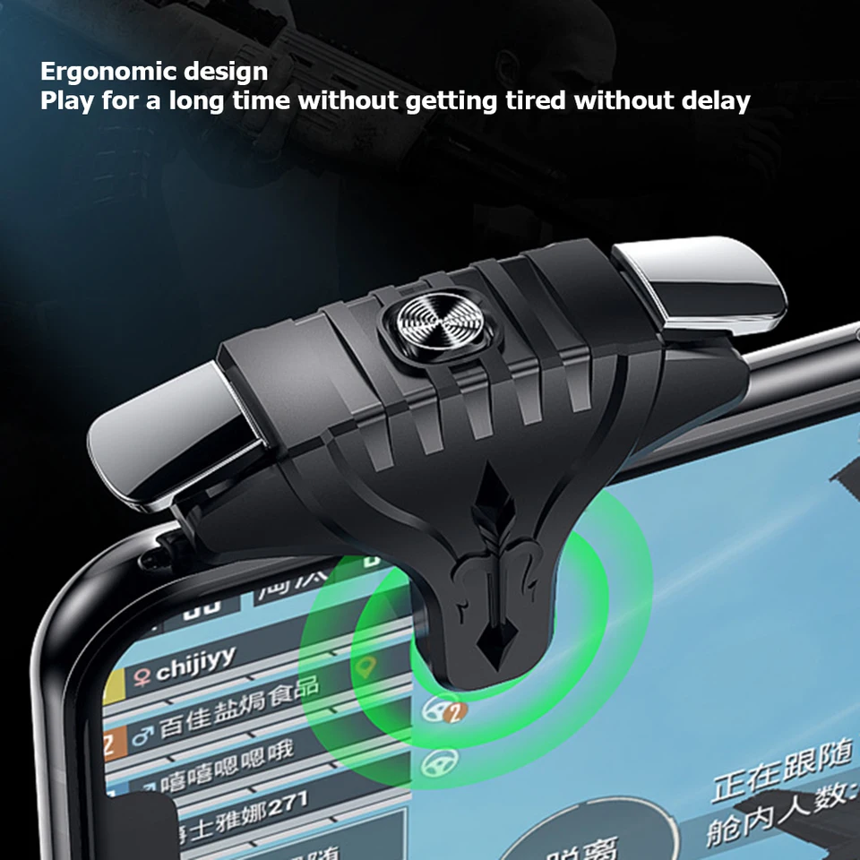 Elektronické príslušenstvo F01 1 Dvojica gamepad joystick gombíka spúšťací spúšťač PUBG Gaming Mobile Controller Shooter