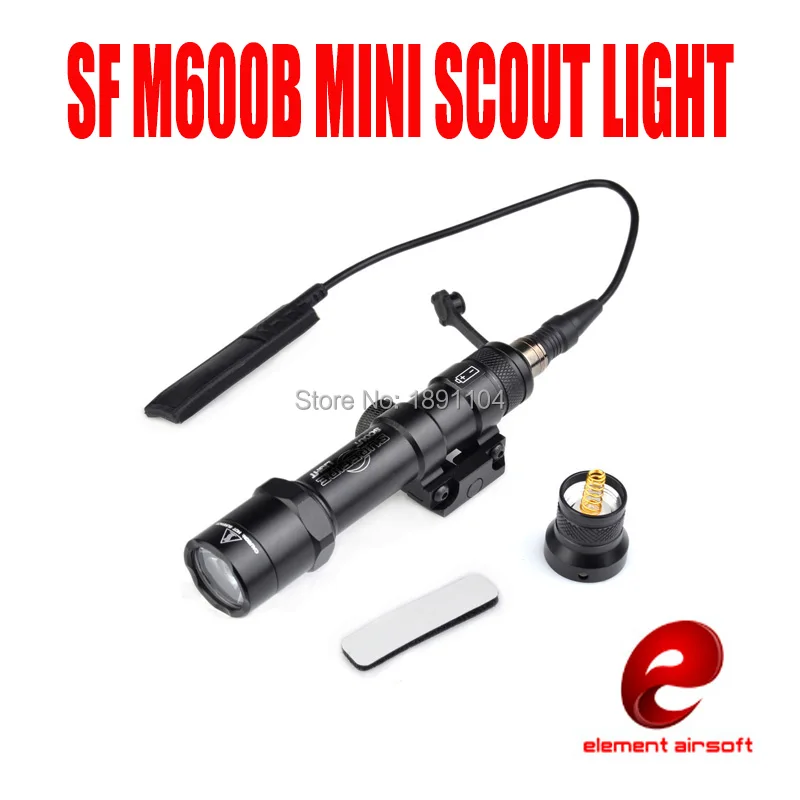 Element Tactical Fleglight SF M600 Light M600B 450 Lumen Scoutlight LED Verzia (EX 410)