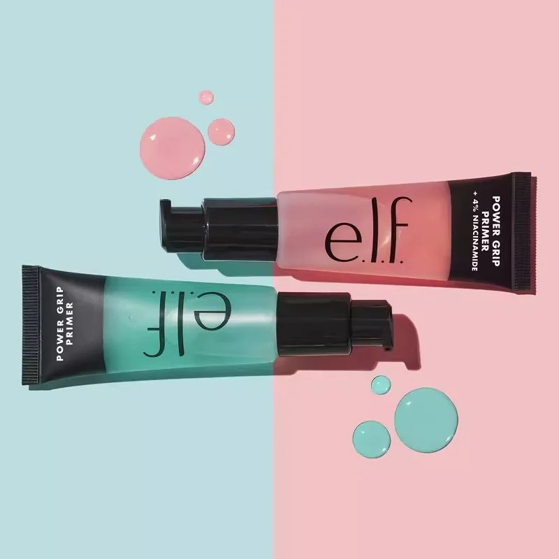 ELF Power Grip Primer Gel 4% Niacinamidová rozjasňujúca kyselina hydratačná hydratačná hydratačná zvlhčujúca dlhotrvajúca kozmetika make-upu