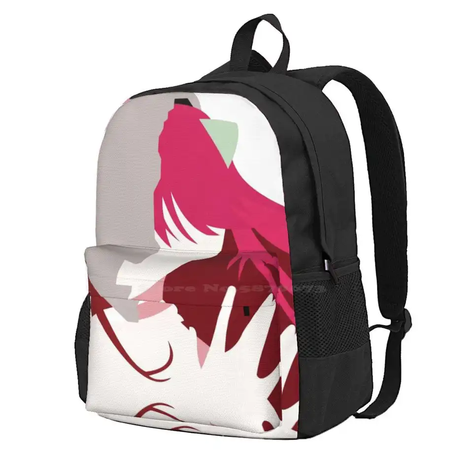 Elfen Lied - Lucy Hot Sale Schoolbag Batoh Batoh módne tašky Anime manga elfen klamal minimalistické jednoduché čistenie