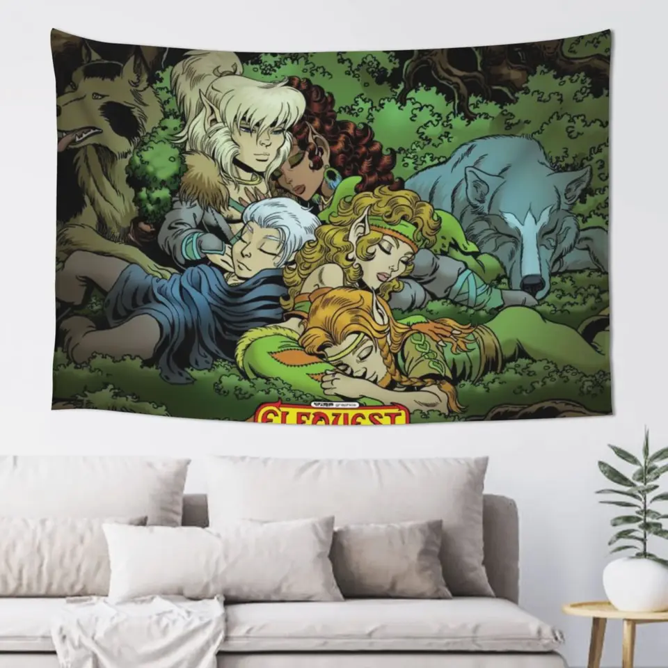Elfquest: True Peace II tapisérie Art Art Mural Estetics pre izbu izba dekorácia estetická gobelín