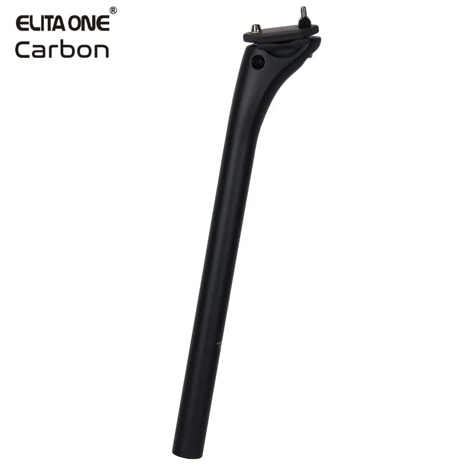 Elita One uhlíkové sedadlo 25,4 27,2 30,9 31,6 mm MTB/Road Bike SEATPOST OFFECT 20 mm dĺžka 350-450 mm