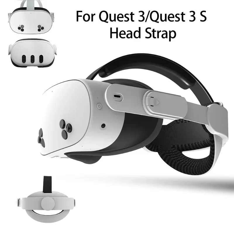 Elite Head Strap for Quest 3s 3s/Quest 3 s kožou PU pre distribúciu pohodlia pre Meta Quest 3s VR Accessories