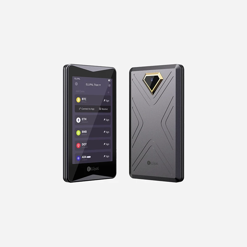 Ellipal Titan 2.0 Security Cold Hardware Peňaženka krypto digitálna mena aktív