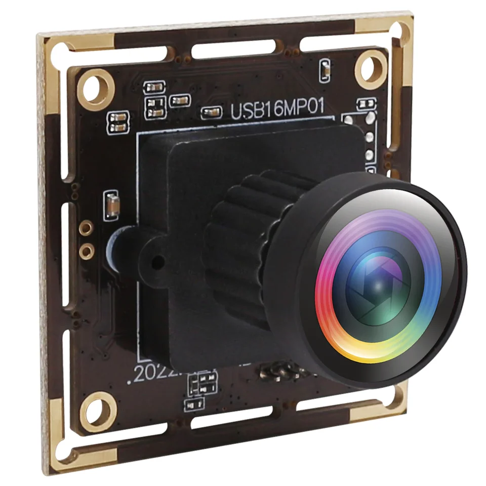 ELP 16MP USB Camera Camera Modul so širokouhlým uhlom šošovky s rozlohou 170 stupňov HD Mini Webcam Video Conference Priemyselný monitor fotoaparát