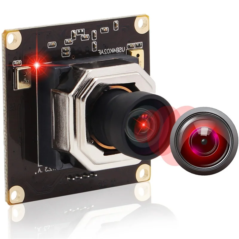 ELP 4K Automatické zaostrovanie USB kamery Modul bez skreslenia bezplatný fotoaparát s fotoaparátom a prehrávanie fotoaparátu pre PC