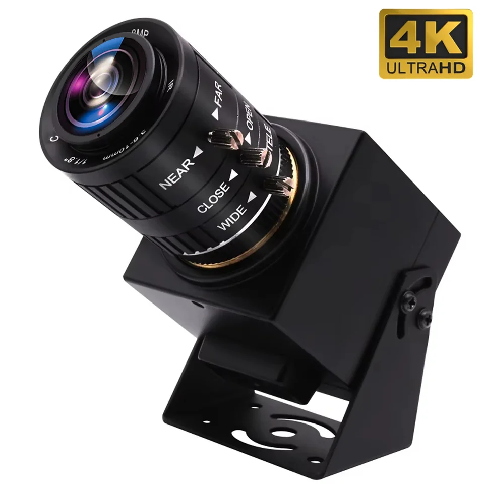 ELP 4K Zoom HDMI USB fotoaparát s 3,6-10 mm objektívom H.264 Video konferencia PC WebCam IMX415 Industrial CCTV USB fotoaparát pre Windows