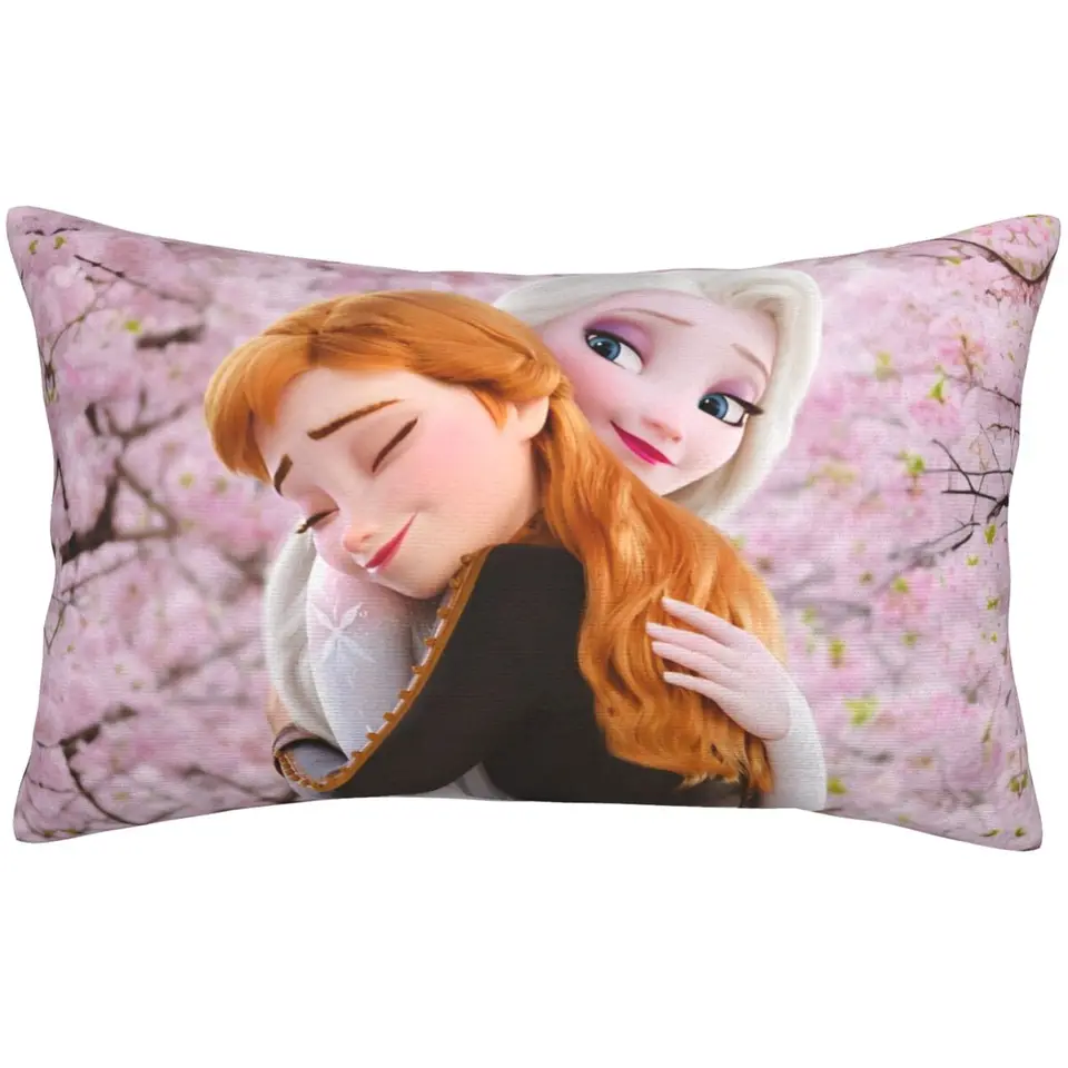 Elsa a Anna Hug Reversible vankúš na vankúš 20x30 pre vlasy a pokožku