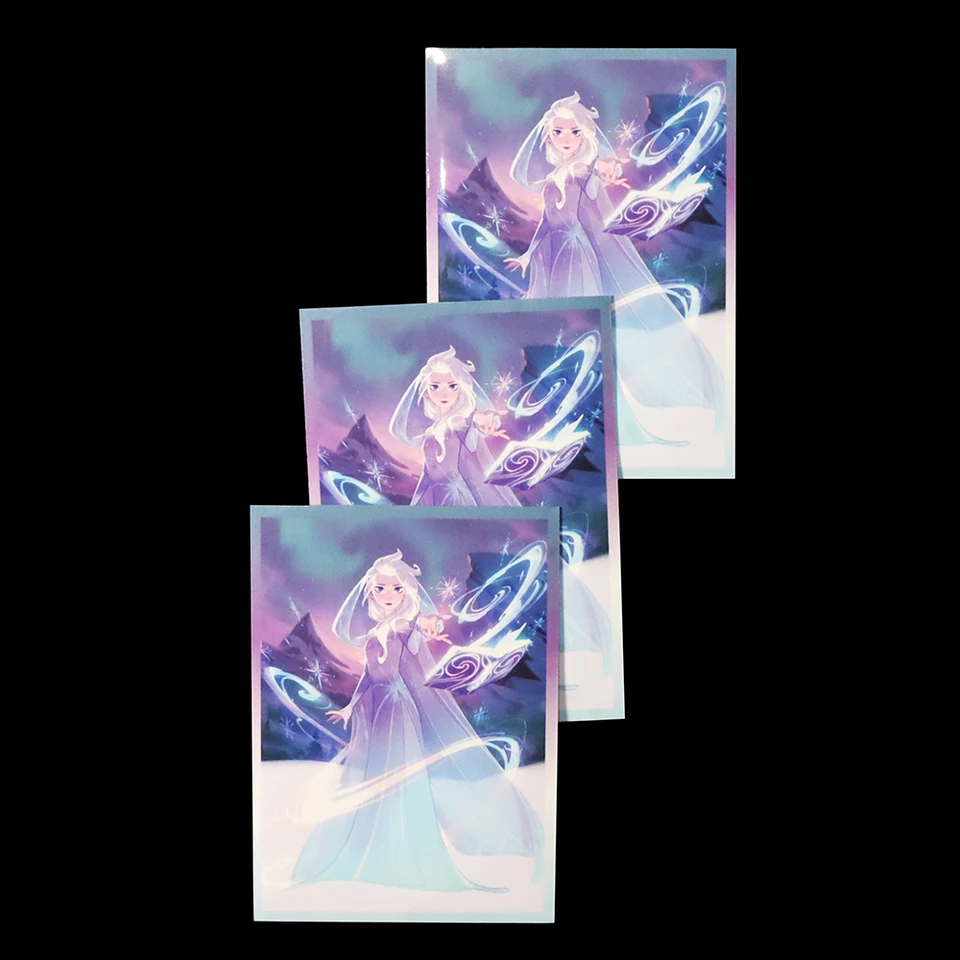 ELSA Card Ruckves Lorcana Štandardná veľkosť obchodných kariet Ochrana Transparentné hranie hier Protector Cards Case Case 66x91mm