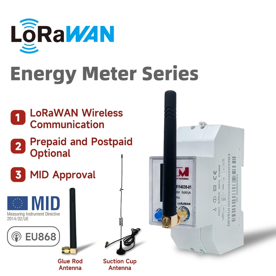 EM114039-01 EM114039-02 LORA RIEŠENIE LORAWAN KOMUNIKÁCIA PRE APATMENT KOMPLEXOVÉHO ELEKTRA S ELEKTIONSKOM ENERGITY s jednou fázou
