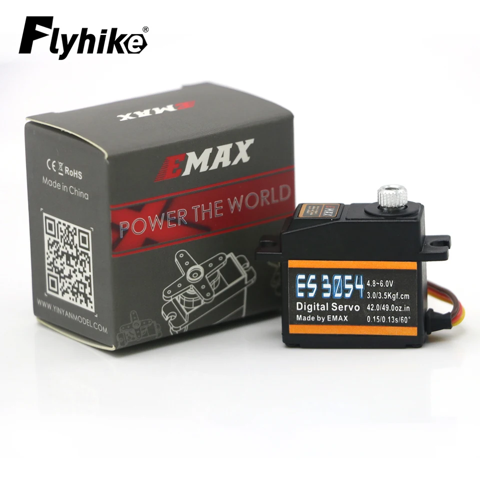 EMAX ES3054 17G 3,5 kg 0,13 s 23t Metal Gear Digital Servo pre RC Airplane ES3154 Aktualizácia