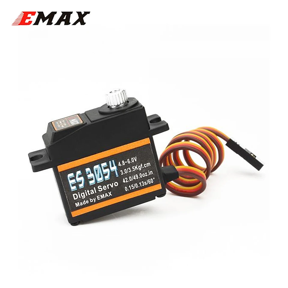 EMAX ES3054 17G 3,5 kg 0,13 s 23t Metal Gear Digital Servo pre RC Airplane ES3154 Aktualizácia