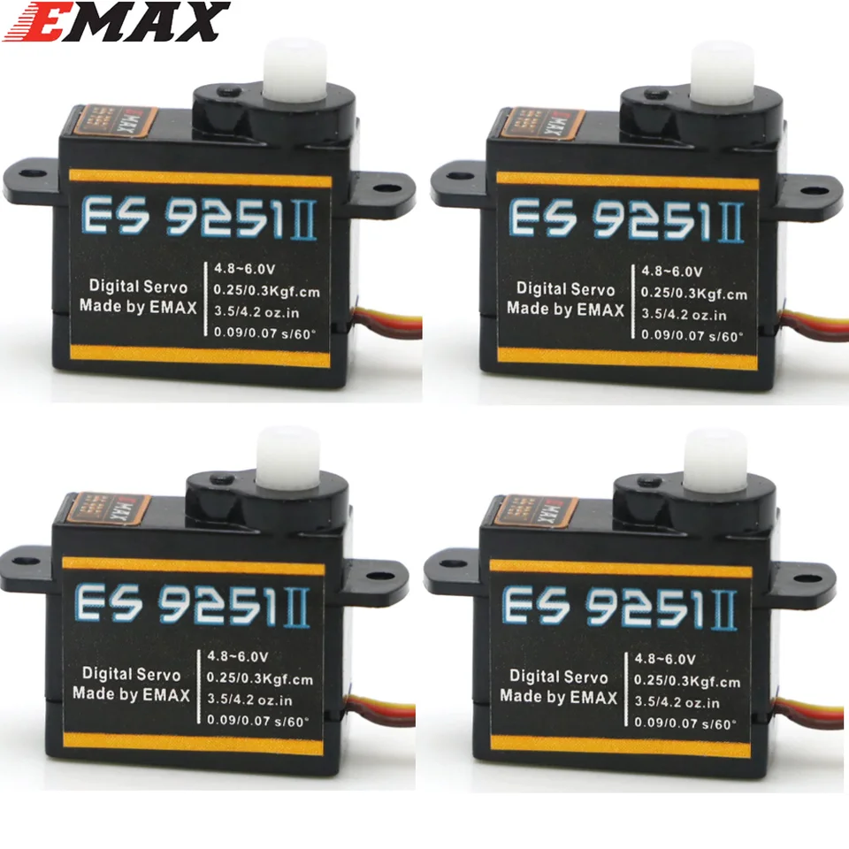 Emax ES9251 2,5G Digital Servo RC Servo 0,27KGF.CM pre RC Helikoptérové ​​lietadlo (časť ES08MA ES08MD ES08A WOLESALE)