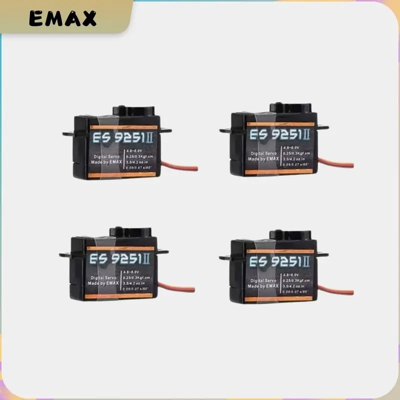 EMAX New ES9051 ES9251 4.3G/2,5G Digitálny servomotorový plastový prevodový stupeň 0,8 kg krútiaceho momentu pre 3D F3P lietadlá