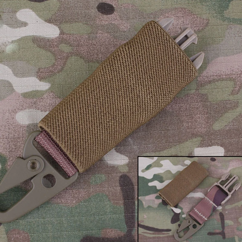 Emersonear taktický viacúčelový prenos visiaci spona typu Airsoft Shooting Outdoor Gun Sling Buckles Combat Sport EM8887