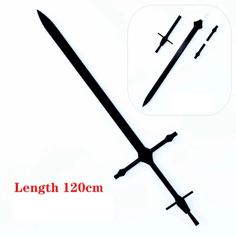 Eminencia v tieni Cid Kageno Dĺžka zbrane 120 cm tieňová záhrada anime Periférna zbraň Model pre hračky Cosplay Gifts Hračky