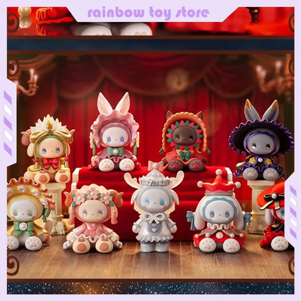 Emma anime figúrky slepá box tajná lesná maska ​​lopta tajomná box Kawaii figuirne izba Halloween dekorácia vianočná darčeková hračka