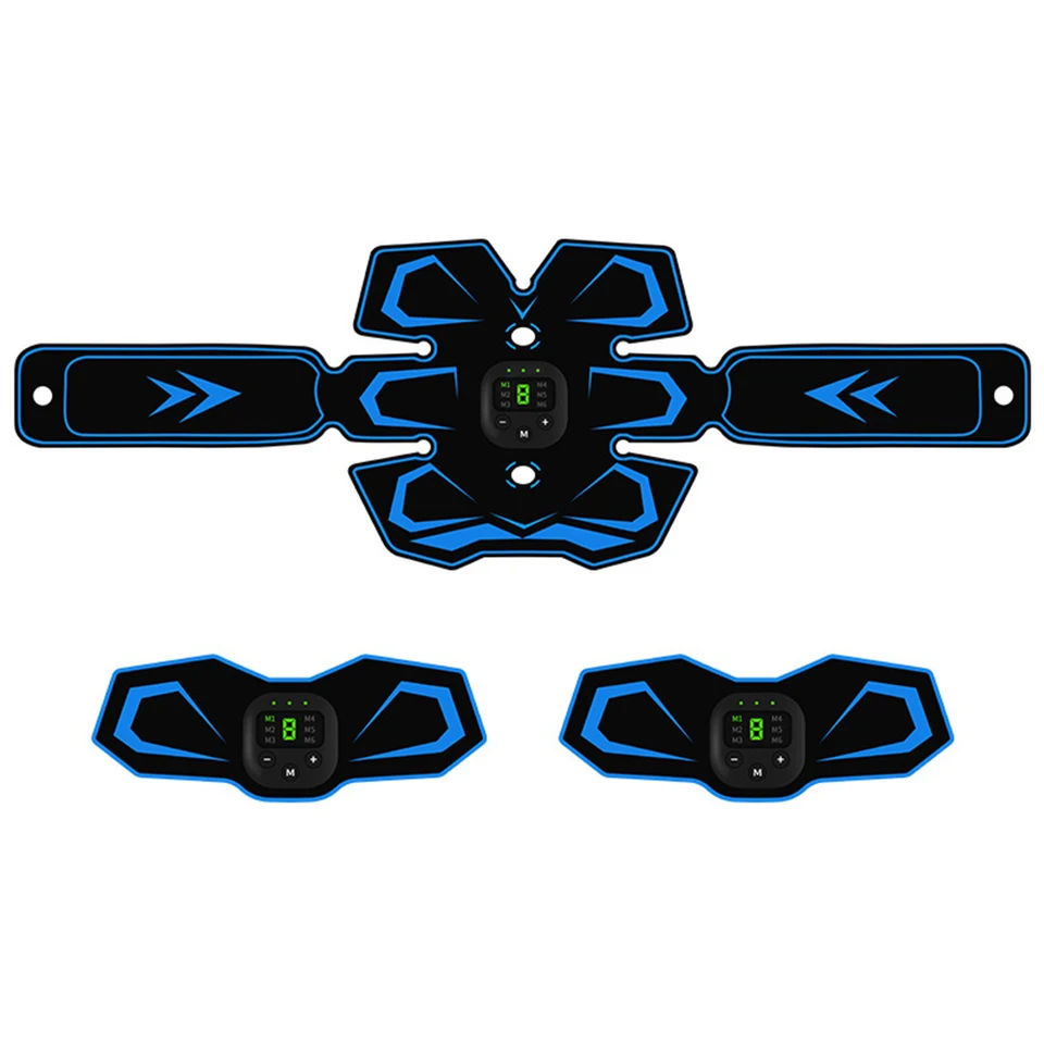 EMS Abdominálne školiace zariadenie LED displej AB Workout Equipment Stroj USB nabíjateľné pre brucho/ruke/nohu domovská kancelária