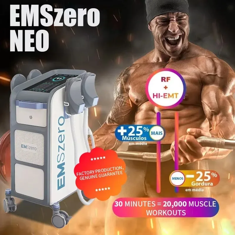 EMSSLIM NEO ELEKTROMAGNETICKÁ Stimulovanie sochárskeho svalového stroja Nova Emszero RF Teleso Znižovanie