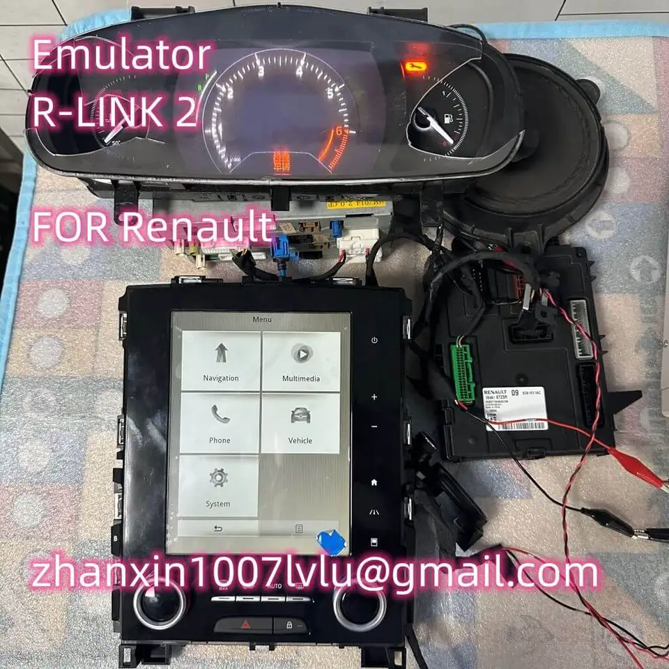 Emulátor pre R-Link 2 testovacia platforma Renault Kadjar Koleos Megane Car Radio Test Bench Tools Tools