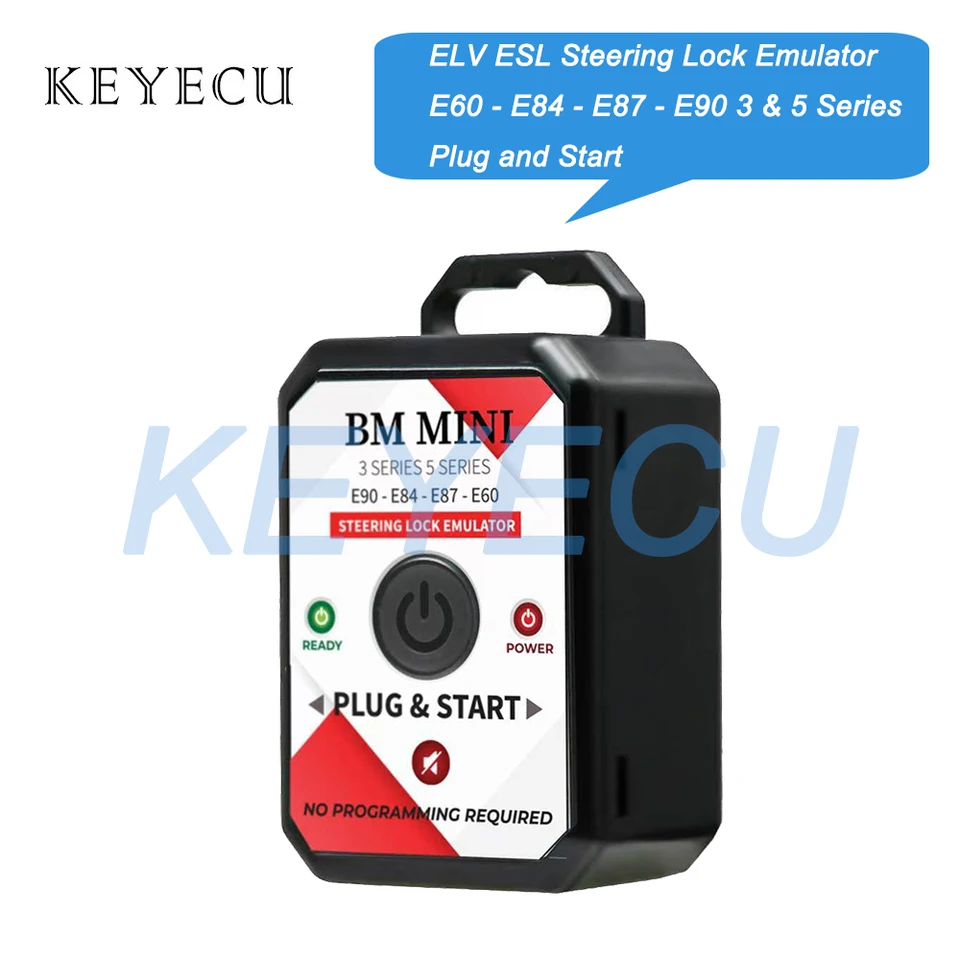 Emulátor zámku riadenia ELV ESL pre BMW Mini Cooper E60 - E84 - E87 - E90 3 Series 5 Series - Plug and Start