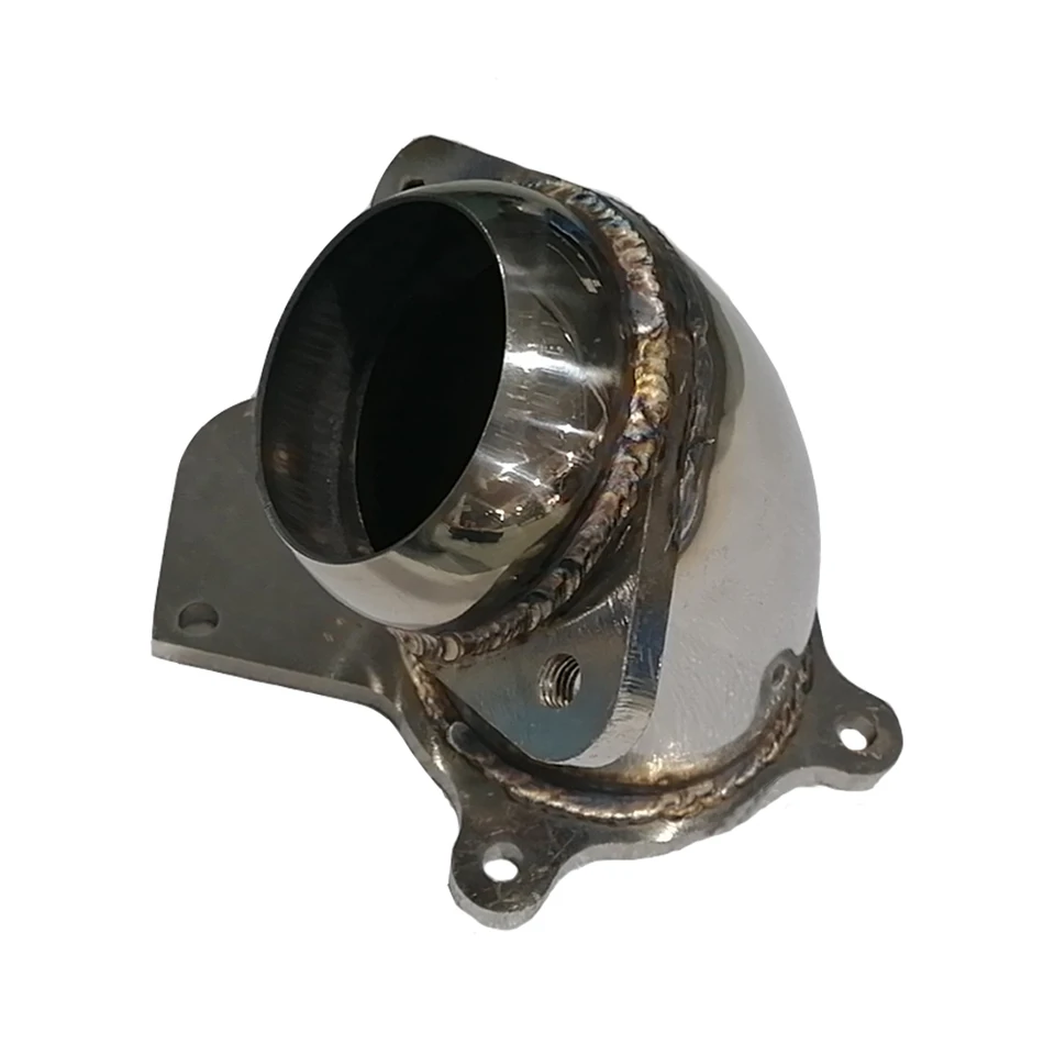 EMUSA SS Turbo Lett Conversion Adapter Pipe pre HX35 HX40 Turbo na 3 palce