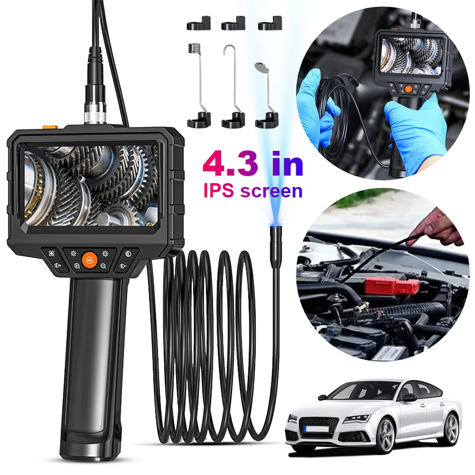 Endoskop Camera IP67 Vodotesná kontrola automobilov HD1080p Priemyselný endoskop Camera pre kontrolu priemyselných strojov