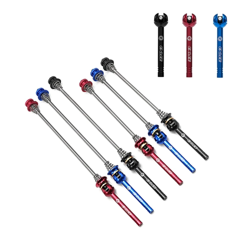 Enlee Bicycle Axle Fixované rýchle uvoľňovanie nápravy Hub Road Road Rýchle uvoľnenie páka Hliníková zliatina Univerzálna viacfarebná k dispozícii