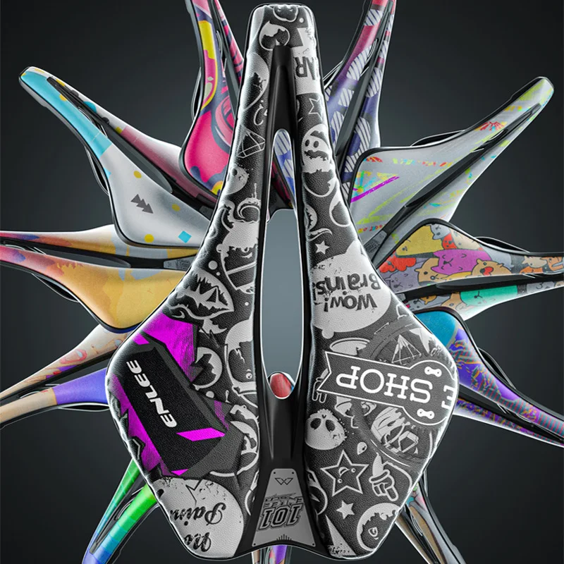 Enlee Bike Saddle Mtb Mountain Road Bike sedadlo duté priedušné cyklistické vankúše Pohodlné šokom odolné