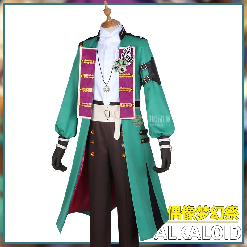 Ensemble Stars Alkaloid Amagi Hiiro Shiratori Aira Ayase Mayoi Kazehaya Tatsumi Verí 4 listy tímu Uniform Cosplay kostým