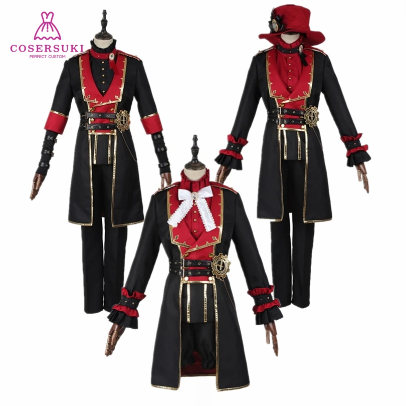 Ensemble Stars Kagehira Mika Itsuki Shuu Nito Nazuna Cosplay kostým Halloween Performance oblečenie oblečenie