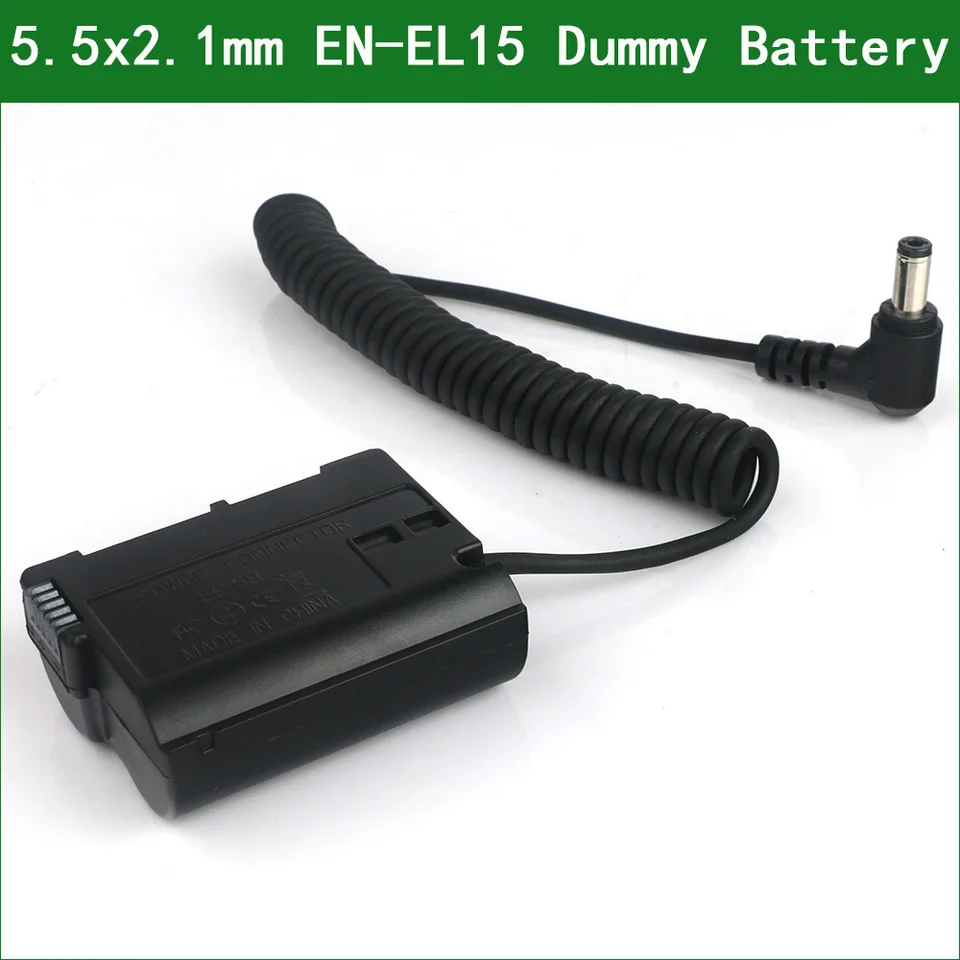 EP-5B DC Coupler EN-EL15 DUM) DUM) 5.5x2.1mm kábel pre fotoaparáty Nikon Z8 Z5 Z6II Z6 II Z6III Z6 III Z7 Z7II Z7 II D7500
