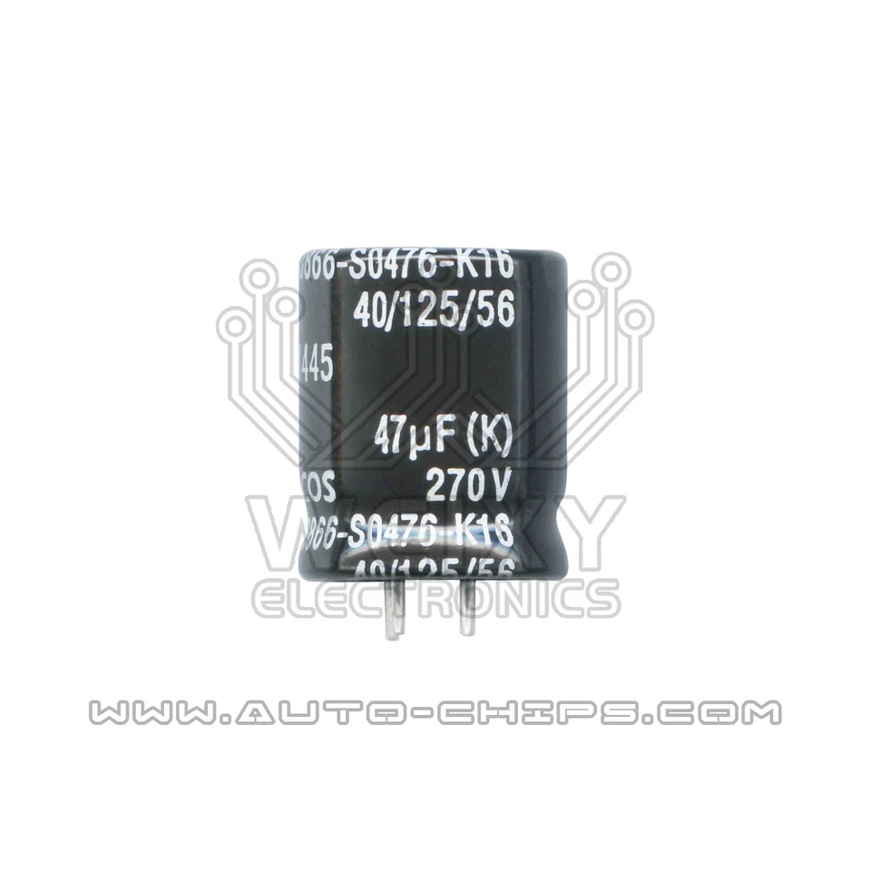 EPCOS B43866-S0476-K16 47UF 270V 3pin Kondenzátor Používanie pre automobily