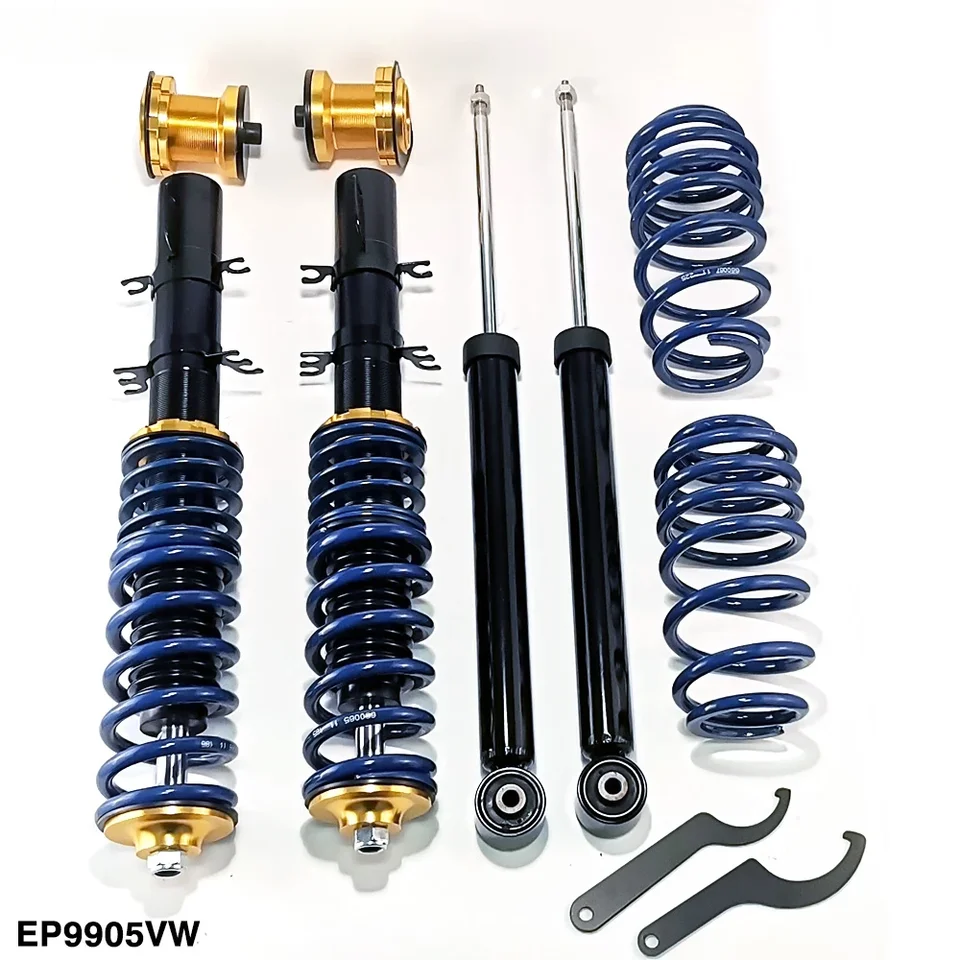 Epman Coilovers Spring Struts Racing Suspension Coilover Kit Tjisk pre VW Golf MK4 Audi A3/TT SEAT SKODA EP9905VW