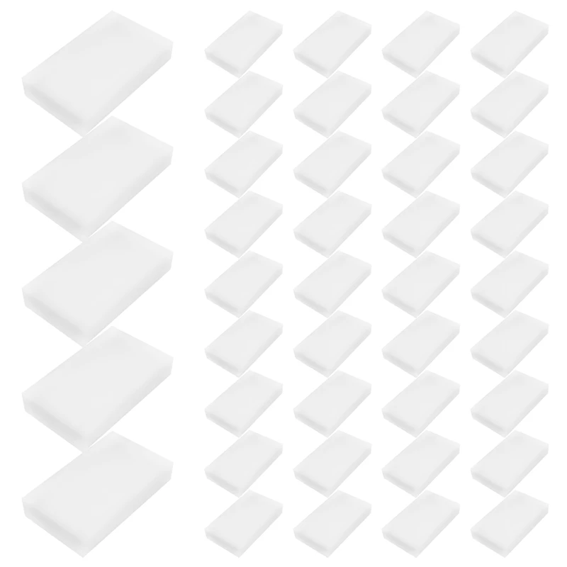 Eraser na čistenie kúziel, čistiaca čistiaca penová pena pre domácnosť pre kuchyňu, nábytok, auto, kolá (50 balení)