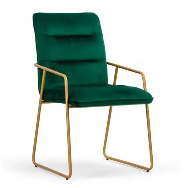 Ergonomicky tvarované kreslá Zlaté pokovovacie nohy
