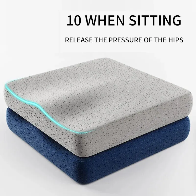 Ergonomická pamäť bavlnená kancelária vankúš hemoroidu vankúš na vankúš