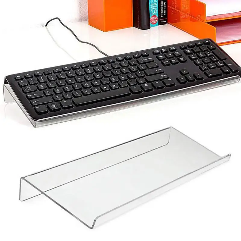 Ergonomická počítačová klávesnica Zvýšená Zvýšená Z Klávesnica Stánok Stánok Transparentná akrylová klávesnica Tray Tray Accessories