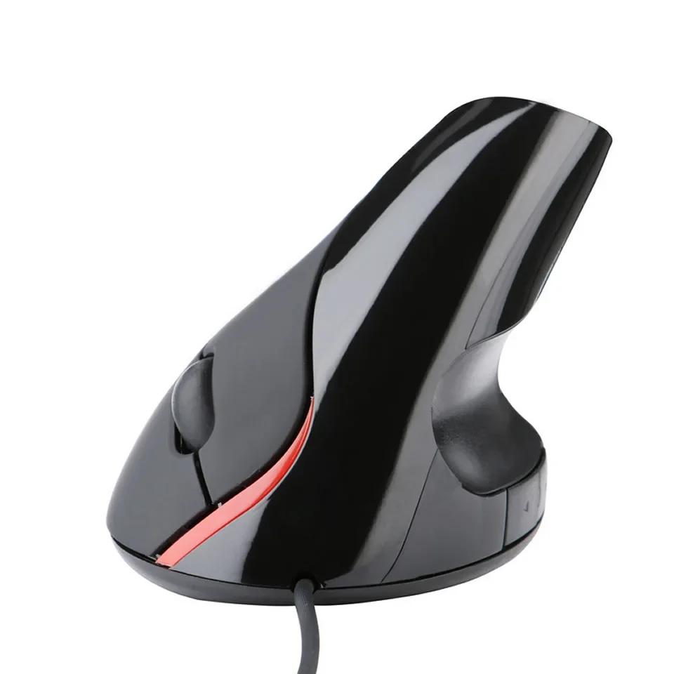 Ergonomická vertikálna myš USB zástrčka káblová pravá ruka počítačové herné myši 1,5 m dĺžka linky Optická myš Gamer Myš pre prenosný počítač