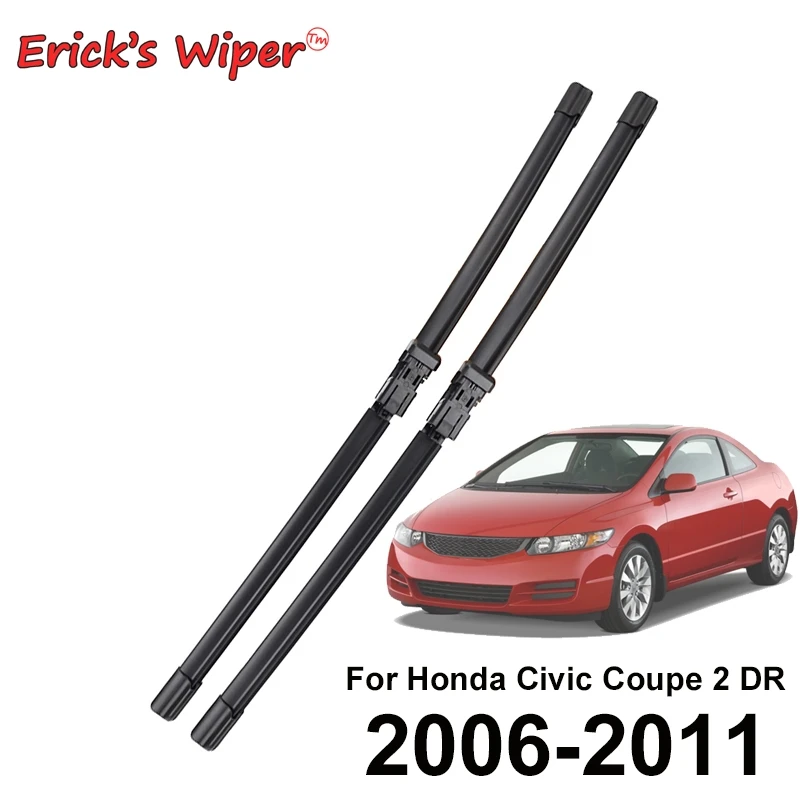 Erickove stierač predných stieračov pre čepele pre Honda Civic Mk8 Coupe American Model 2005 - 2011 čelné sklo čistého skla Čisté okno 28 