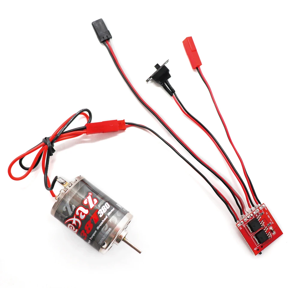 ESC Brush Electronic Speed ​​Ovládač motora Viacfarebný kefový kefový regulátor na výmenu rýchlosti Univerzálny pre model vozidla RC